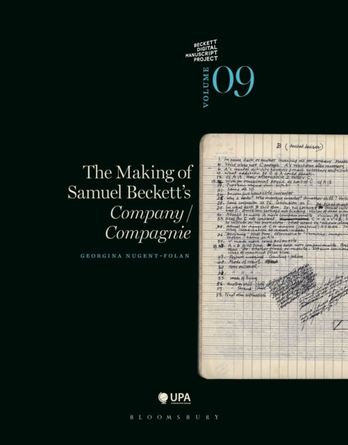 Book cover of: Making of Samuel Beckett's Company/ Compagnie. By: Georgina Nugent-Folan