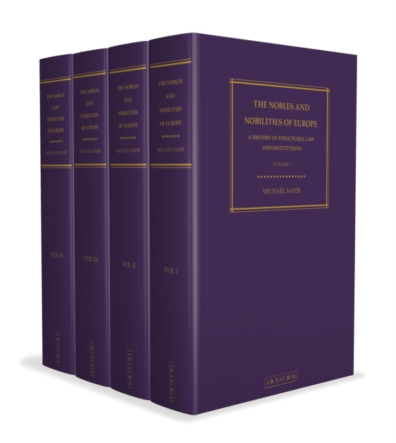 Book cover of: Nobles and Nobilities of Europe. By: Michael Sayer
