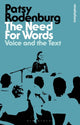 Book cover of: Need for Words. By: Patsy Rodenburg