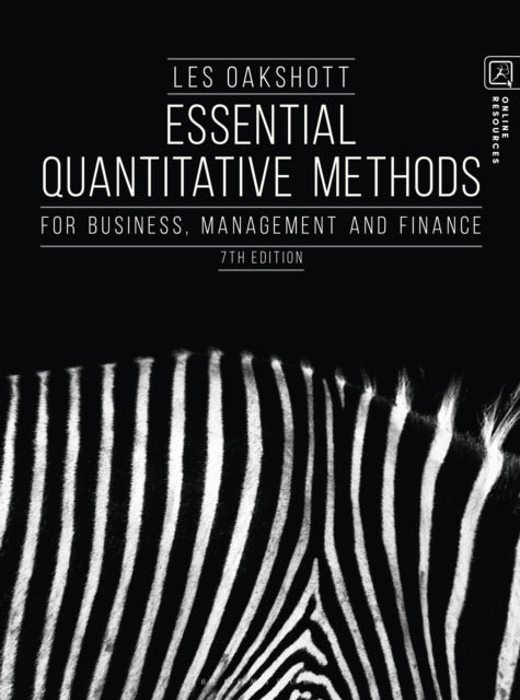Book cover of: Essential Quantitative Methods. By: Les Oakshott