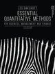 Book cover of: Essential Quantitative Methods. By: Les Oakshott