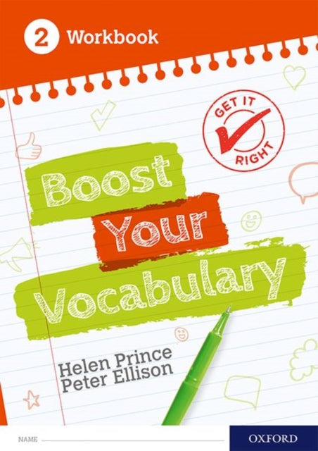 Book cover of: Get It Right: Boost Your Vocabulary Workbook 2. By: Helen Prince