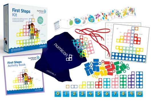 Book cover of: Numicon at Home First Steps Kit. By: Tim Bradford