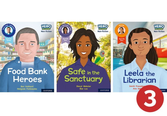 Book cover of: Hero Academy Non-fiction: Oxford Reading Level 9, Book Band Gold: Class Pack. By: Smriti Prasadam-Halls