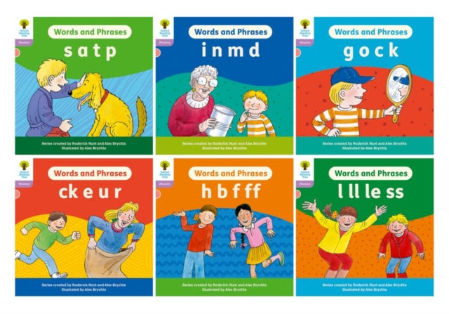 Book cover of: Oxford Reading Tree: Floppy's Phonics Decoding Practice: Oxford Level 1+: Mixed Pack of 6. By: Roderick Hunt