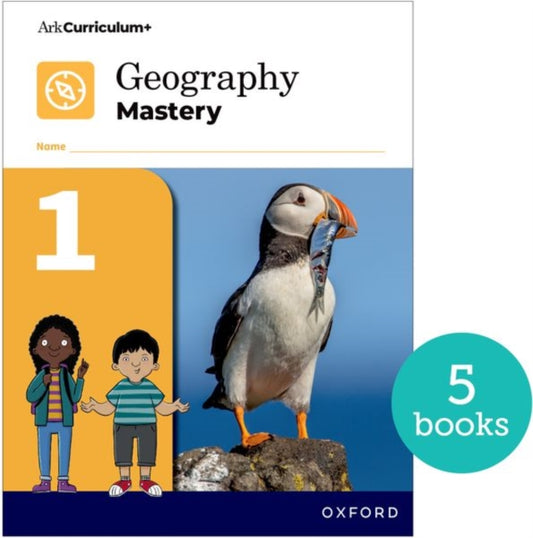 Book cover of: Geography Mastery: Geography Mastery Pupil Workbook 1 Pack of 5. By: Oxford Editor