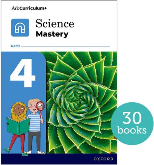Book cover of: Science Mastery: Science Mastery Pupil Workbook 4 Pack of 30. By: Oxford Editor