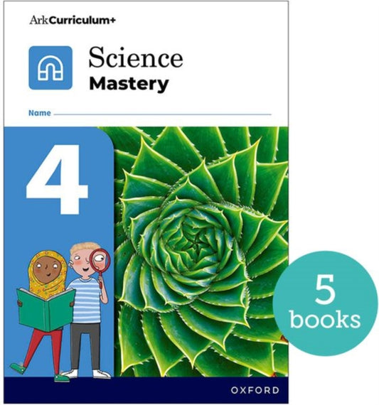 Book cover of: Science Mastery: Science Mastery Pupil Workbook 4 Pack of 5. By: Oxford Editor