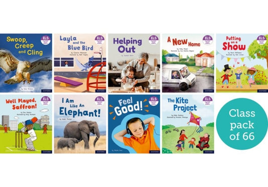 Book cover of: Essential Letters and Sounds: Essential Phonic Readers: Oxford Reading Level 5: Class Pack of 66. By: Oxford Editor
