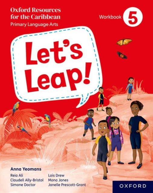 Book cover of: Let's Leap! Caribbean Primary Language Arts: Workbook 5