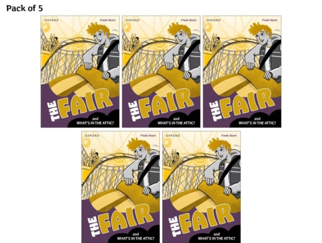 Book cover of: Read Write Inc. Fresh Start Readers: Book 7: The Fair & What's in the Attic? - Pack of 5. By: Ruth Miskin