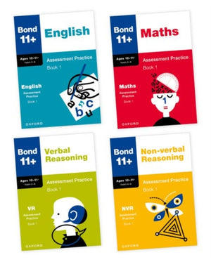 Bond 11+ Assessment Practice Bundle for Age 10-11+