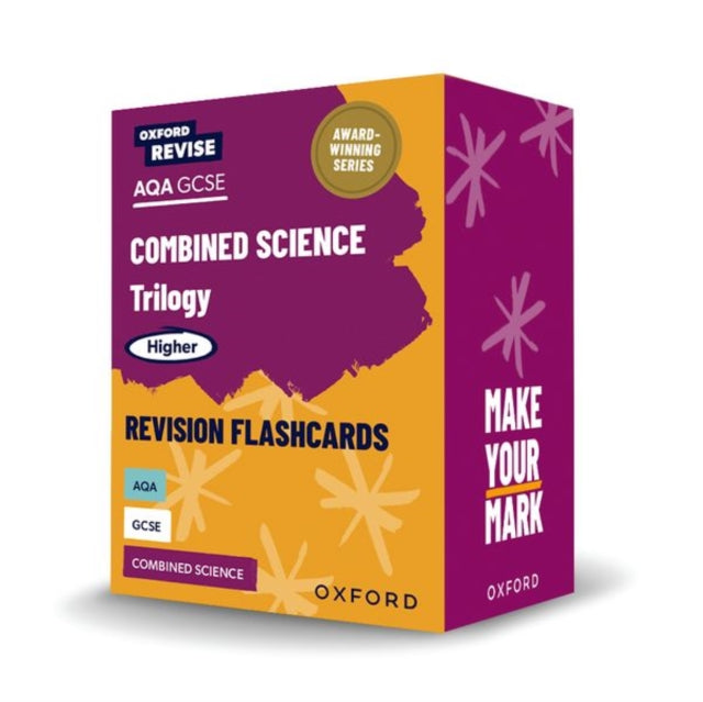 Book cover of: Oxford Revise: AQA GCSE Combined Science Trilogy Higher Revision Flashcards