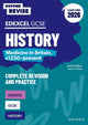 Book cover of: Oxford Revise: Edexcel GCSE History: Medicine in Britain, c1250-present Complete Revision and Practice (Exams from 2026)