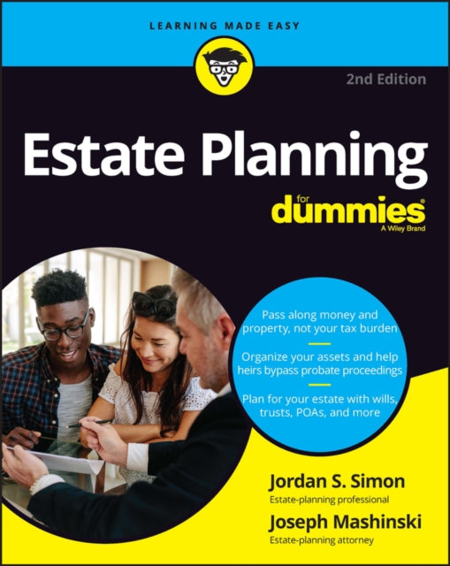 Book cover of: Estate Planning For Dummies. By: Simon
