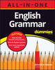 Book cover of: English Grammar All-in-One For Dummies (+ Chapter Quizzes Online). By: Woods