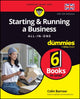 Book cover of: Starting & Running a Business All-in-One For Dummies - UK. By: Colin Barrow