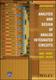 Book cover of: Analysis and Design of Analog Integrated Circuits. By: Paul R. Gray