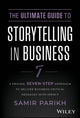 Book cover of: Ultimate Guide to Storytelling in Business. By: Samir Parikh