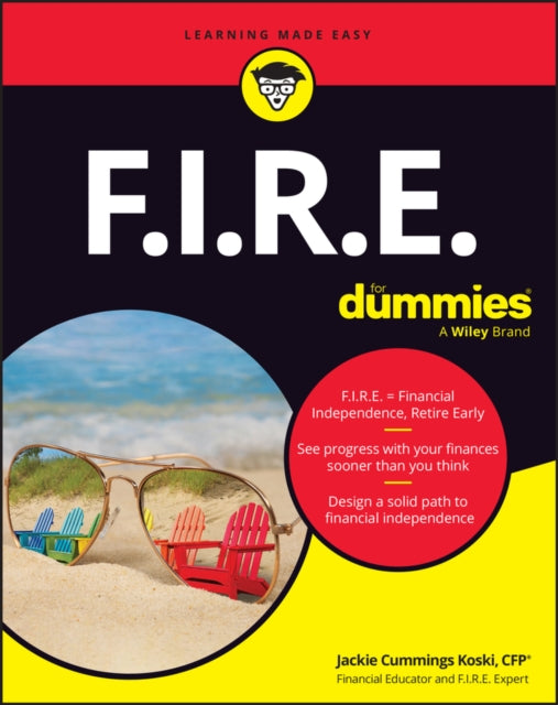 Book cover of: F.I.R.E. For Dummies. By: Jackie Cummings Koski