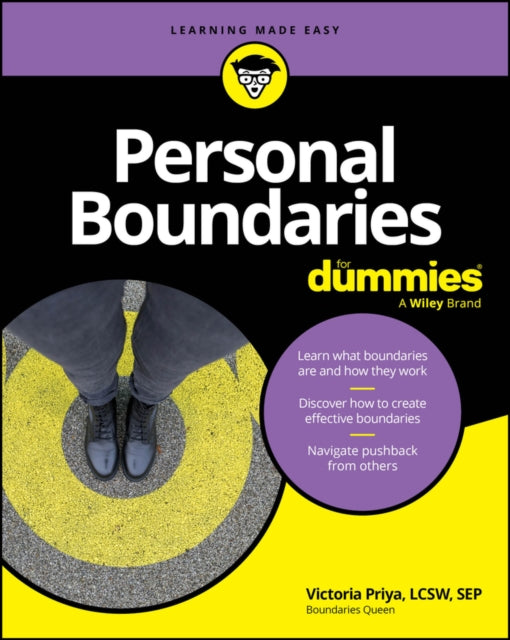 Book cover of: Personal Boundaries For Dummies. By: Victoria Priya