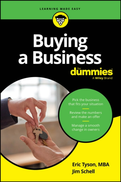 Book cover of: Buying a Business For Dummies. By: Eric Tyson