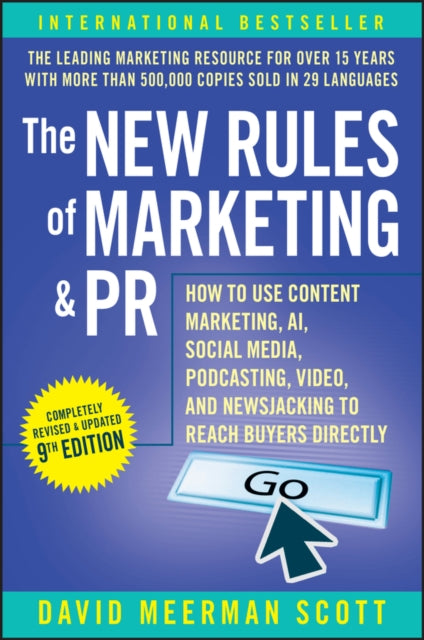 Book cover of: New Rules of Marketing & PR. By: David Meerman Scott