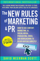 Book cover of: New Rules of Marketing & PR. By: David Meerman Scott