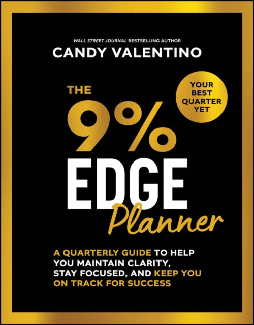 Book cover of: 9% Edge Planner. By: Candy Valentino