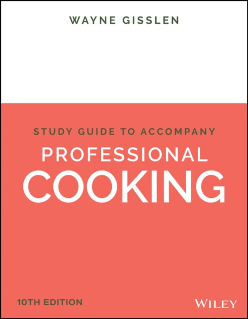 Book cover of: Professional Cooking, 10e Student Study Guide