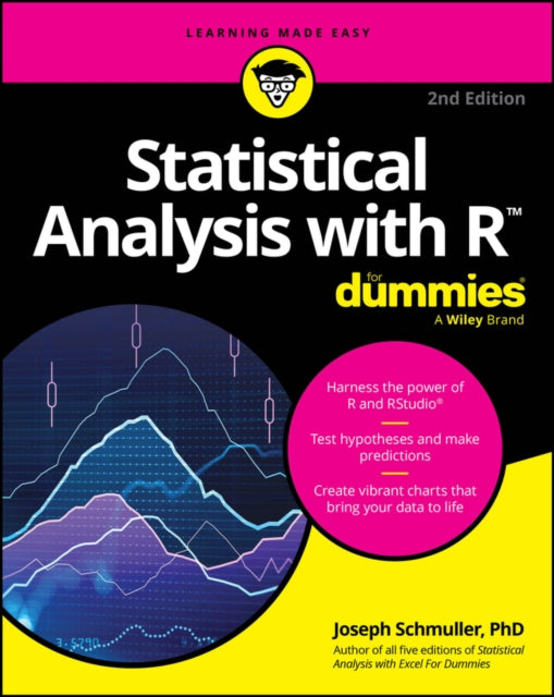 Book cover of: Statistical Analysis with R For Dummies