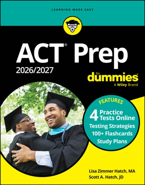 Book cover of: ACT Prep 2026/2027 For Dummies. By: Lisa Zimmer Hatch