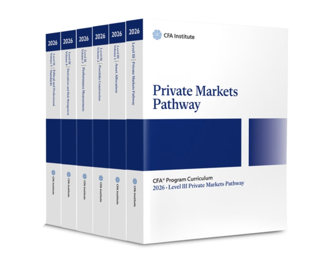 Book cover of: 2026 CFA Program Curriculum Level III Private Markets Pathway Box Set