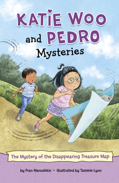 Book cover of: Mystery of the Disappearing Treasure Map. By: Fran Manushkin