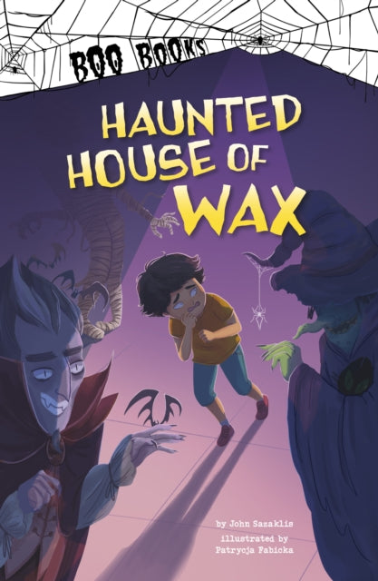 Book cover of: Haunted House of Wax. By: John Sazaklis