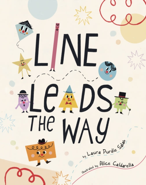 Book cover of: Line Leads the Way. By: Laura Purdie Salas