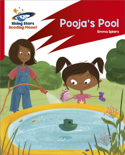 Book cover of: Reading Planet: Rocket Phonics – Target Practice – Pooja's Pool – Red B. By: Abigail Steel
