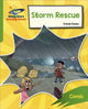 Book cover of: Reading Planet: Rocket Phonics – Target Practice – Storm Rescue – Green. By: Abigail Steel