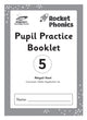 Book cover of: Reading Planet: Rocket Phonics – Pupil Practice Booklet 5. By: Abigail Steel