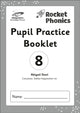 Book cover of: Reading Planet: Rocket Phonics - Pupil Practice Booklet 8. By: Abigail Steel