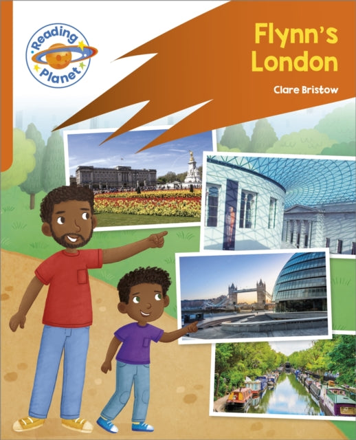 Book cover of: Reading Planet: Rocket Phonics – Target Practice - Flynn's London - Orange. By: Clare Bristow