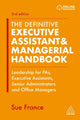 Book cover of: Definitive Executive Assistant & Managerial Handbook. By: Sue France