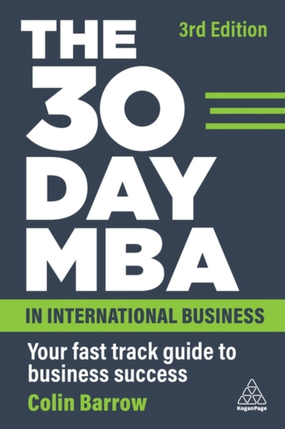 Book cover of: 30 Day MBA in International Business. By: Colin Barrow