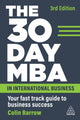Book cover of: 30 Day MBA in International Business. By: Colin Barrow