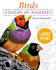 Book cover of: Large Print Colour by Numbers Birds