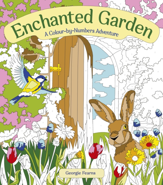 Book cover of: Enchanted Garden: A Colour-by-Numbers Adventure