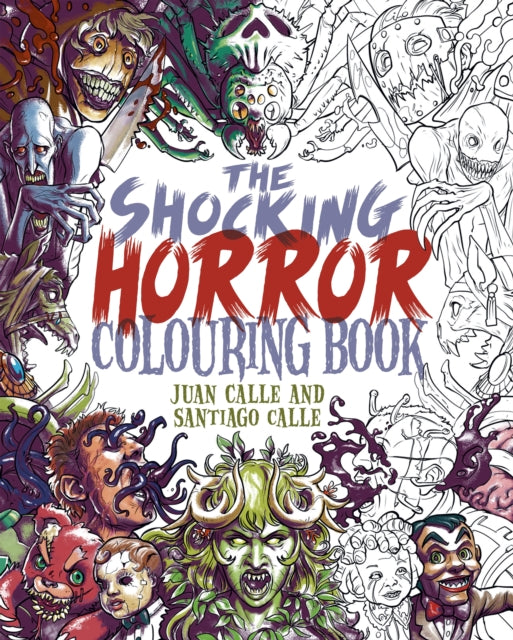 Book cover of: Shocking Horror Colouring Book