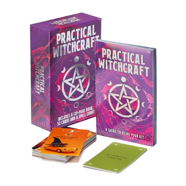 Book cover of: Practical Witchcraft Book & Card Deck