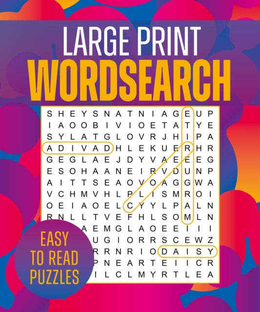 Book cover of: Large Print Wordsearch