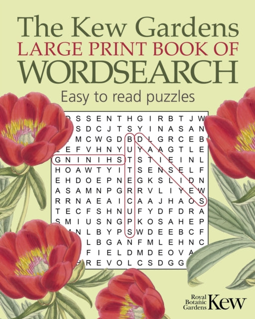 Book cover of: Kew Gardens Large Print Book of Wordsearch